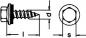 Preview: Fassadenschrauben 6,5 x 25 mit Spitze 500 Stk.