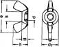 Preview: Flügelmutter  M 4 DIN 315 A2  100 Stk.