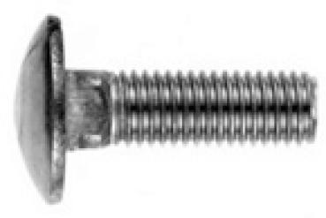 Schloßschraube mit Mutter  M 8 x 50 DIN 603 Verzinkt 1 Stk.