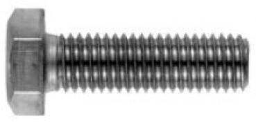 Sechskantschraube  M 6 x 30  DIN 933 8.8 Verzinkt  1 Stk.