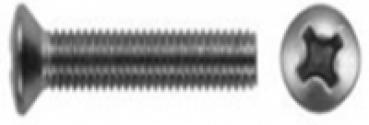 Linsen-Senkschraube mit Kreuzschlitz  M 5 x 60  DIN 966 A2 1 Stk.