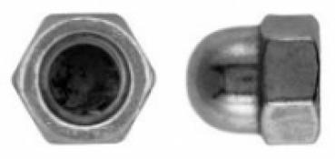 PD® Hutmuttern M8 Edelstahl (DIN 1587), Hochwertige A2 V2A Edelstahl  Kappenmuttern, Schutzkappen Muttern in hoher Form für Schrauben,  Gewindestangen & Gewindebolzen