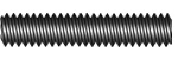 Gewindestange A2  M 12 x 1000 DIN 975 10 Stk.